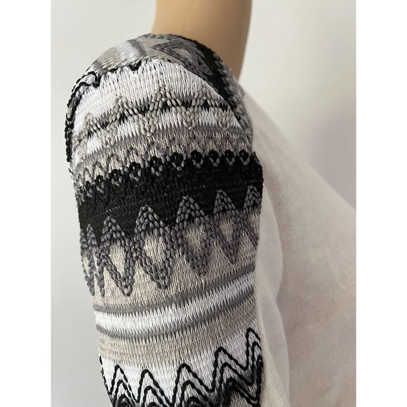 12pm By Mon Ami Southwestern Boho Knit Long Sleeve Lightweight Knit Sweater Sm - Picture 4 of 6